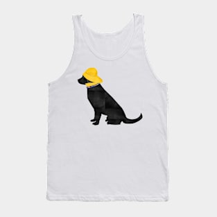 Nautical Preppy Black Lab Salty Dog Tank Top